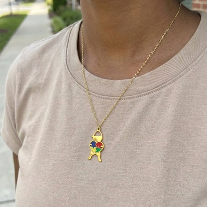 Samarra’s Puzzle Heart Necklace
