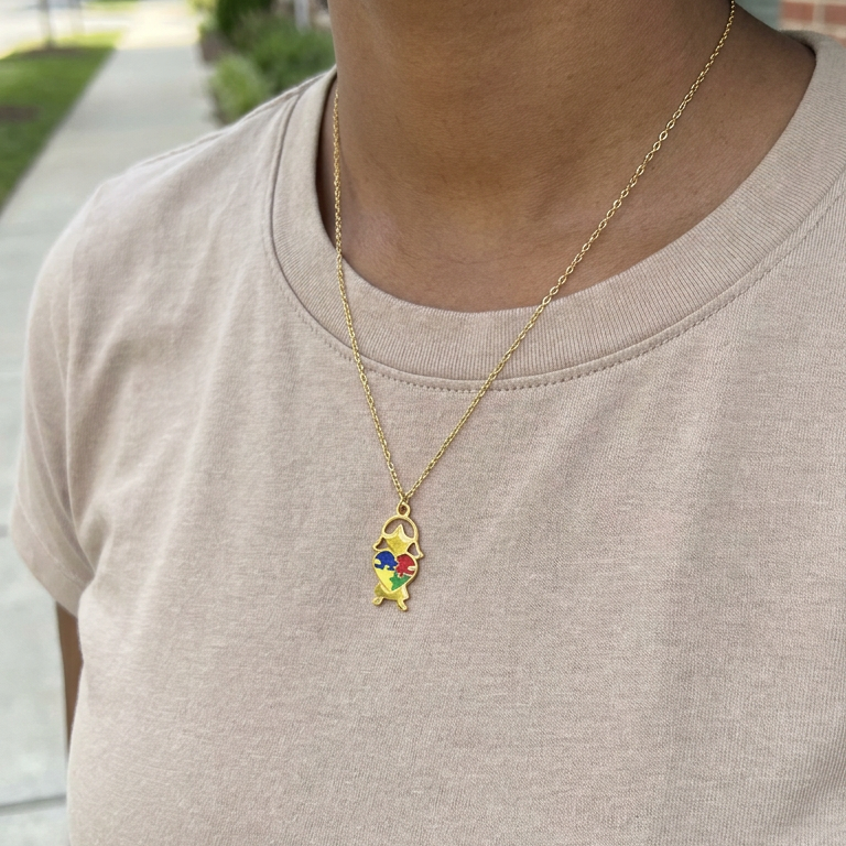 Samarra’s Puzzle Heart Necklace