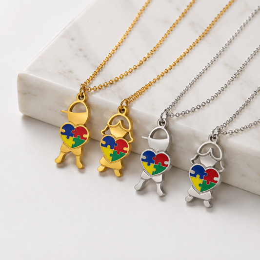 Samarra’s Puzzle Heart Necklace